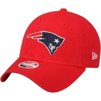 Women's New England Patriots New Era Red Secondary Core Classic 9TWENTY Adjustable Hat 3066880